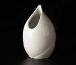 colored white porcelain vase Crista