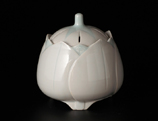 colored white porcelain incense burner Flower