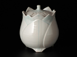 colored white porcelain incense burner Lotus