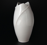 white porcelain vase